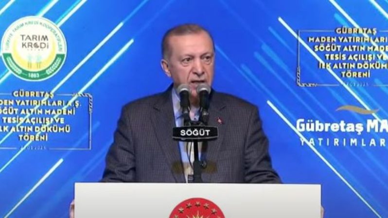 Erdoğan, Söğüt altın madenini açtı