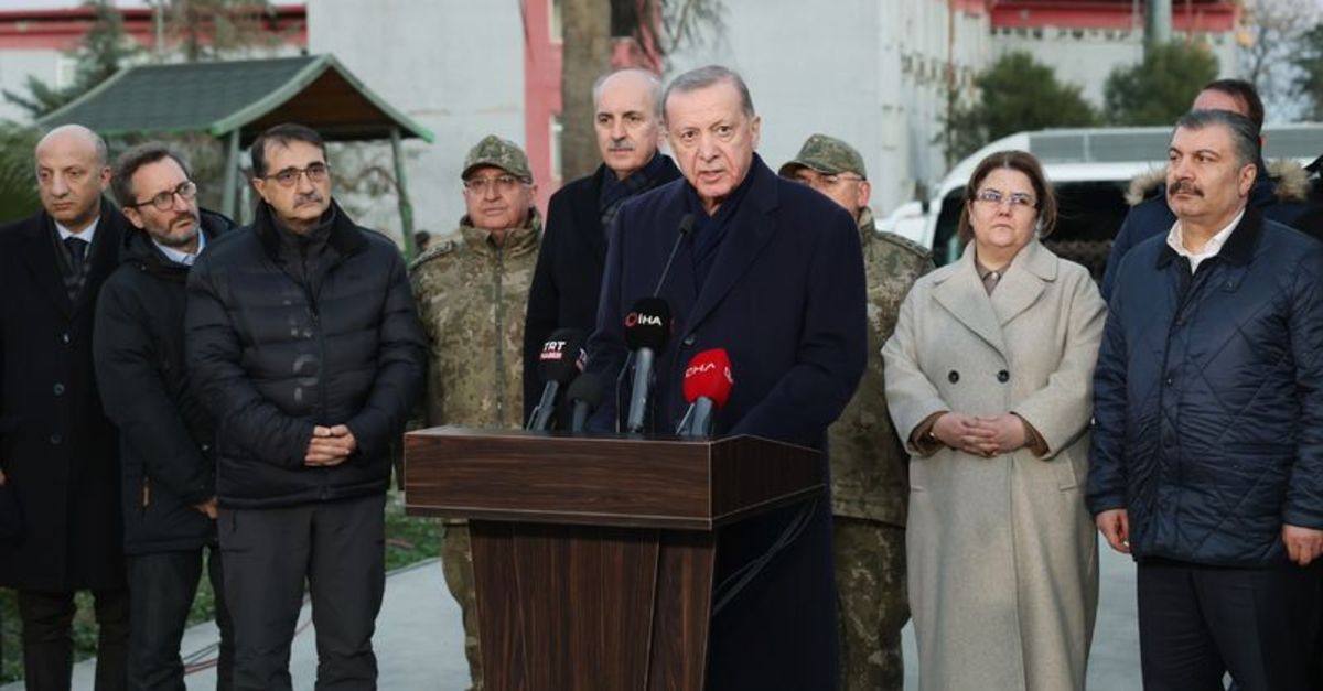 Cumhurbaşkanı Erdoğan Hatay’da açıklamalarda bulundu