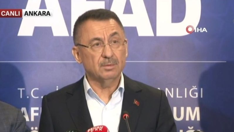 Cumhurbaşkanı Yardımcısı Oktay: Arama-kurtarma çalışmaları aralıksız sürüyor