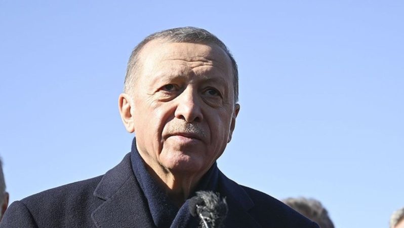 Erdoğan: Bir yıl içinde binaları yine inşa etmeyi amaçlıyoruz