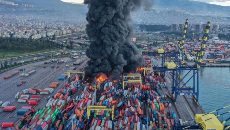 Maersk: İskenderun Limanı’nda yapısal hasar kelam konusu